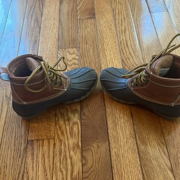 London Fog Seth Jr. Duck Boots Rain Snow Winter 11 Boys Toddler Casual Preppy - Picture 5 of 8